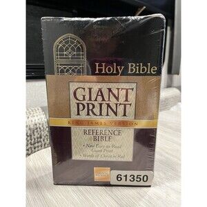 Holy Bible King James Version KJV Large Print with reference brand new sealed